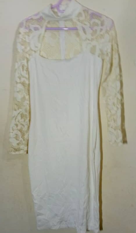 White Ladies Dinner Dress