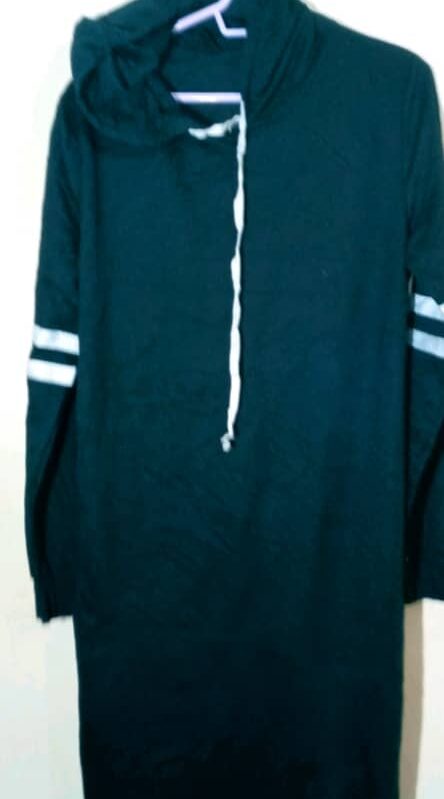Blue Hoodie Dress